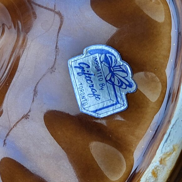 Vintage Belgo Canadian Pottery Serving Tray Mid Century 1960’s GUC "BIN B" - Picture 7 of 12